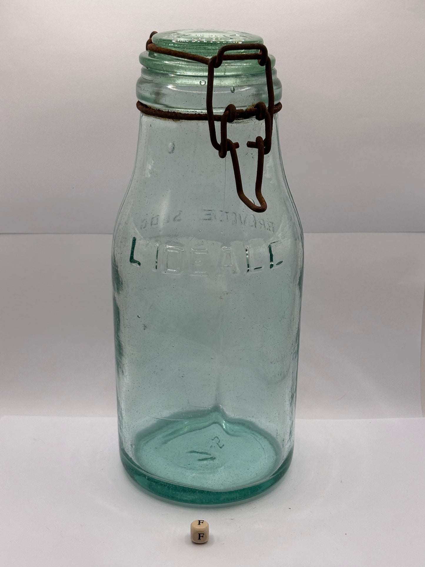 Vintage XL french canning jar, L’ideale (F)