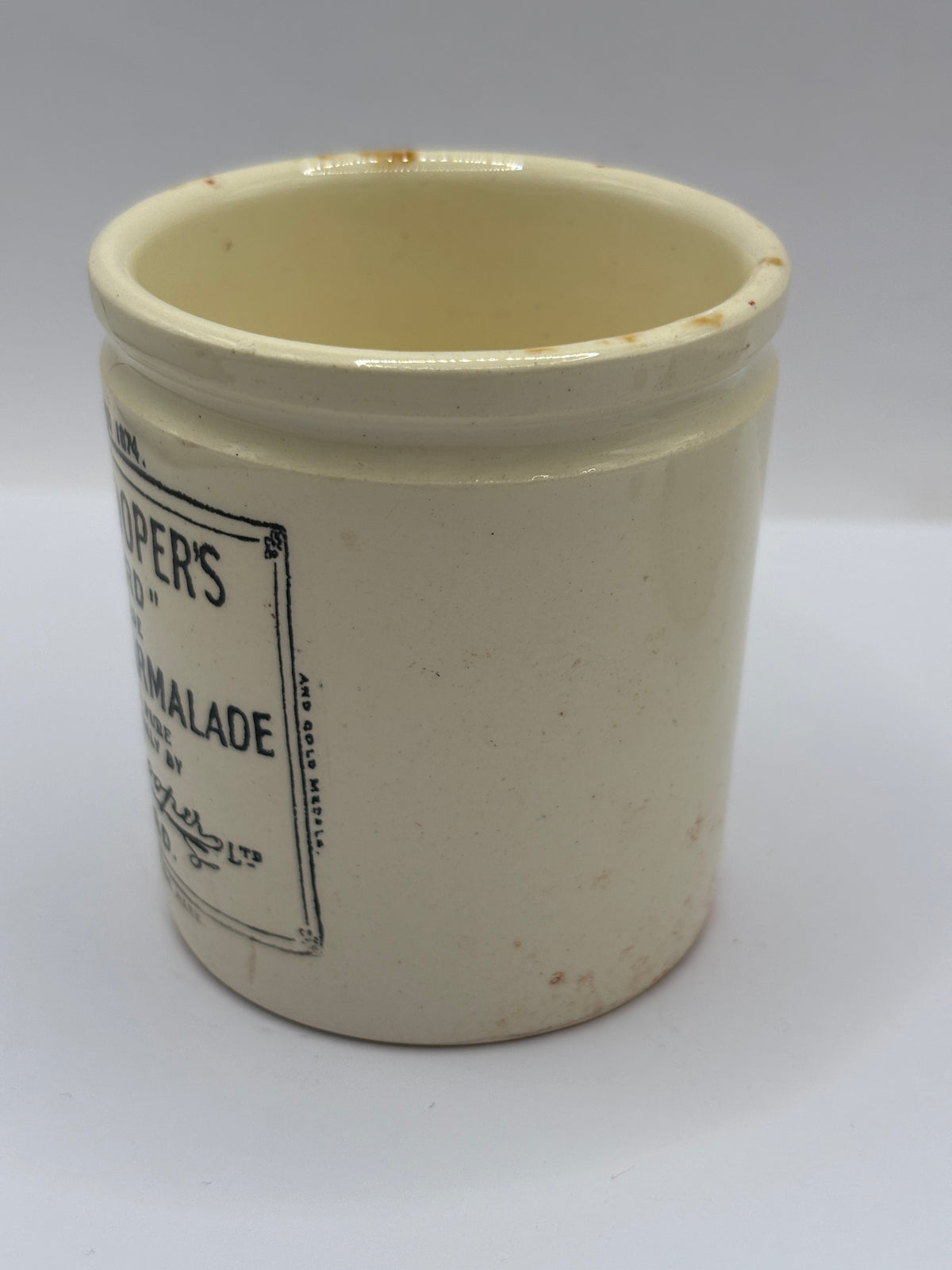 Old sample size frank coopers seville marmalade jar