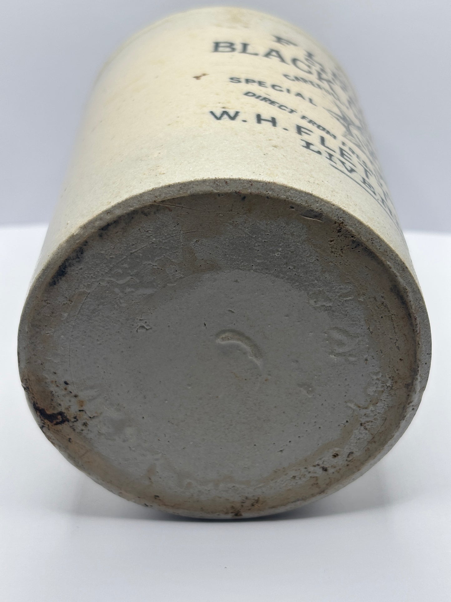 Rare old Fletts advertising Jam jar. Blackcurrant