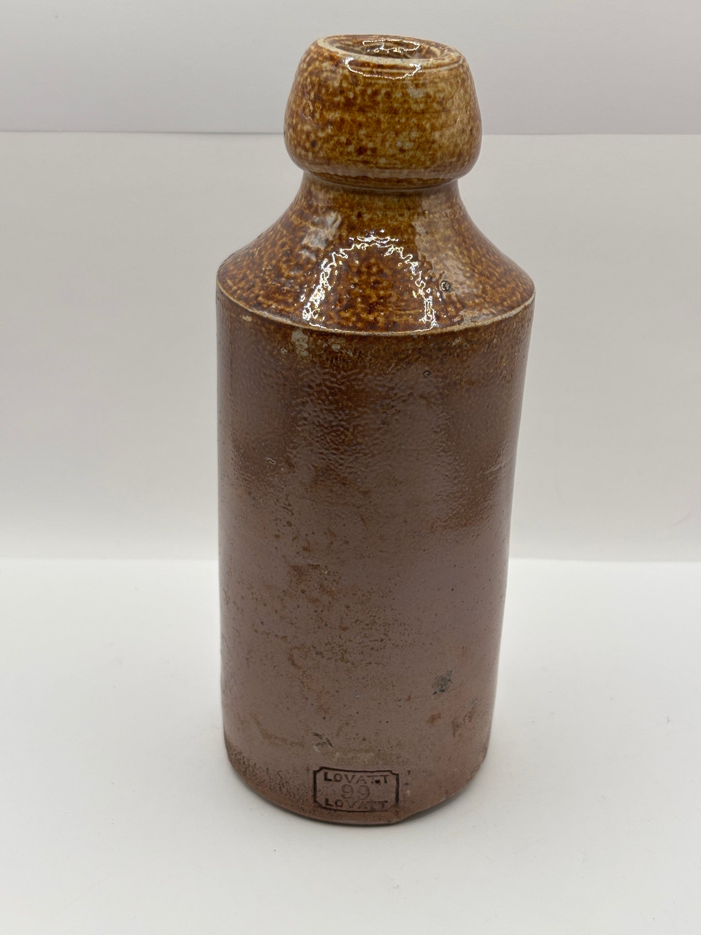 Old impressed ginger beer bottle, Townsend Salford