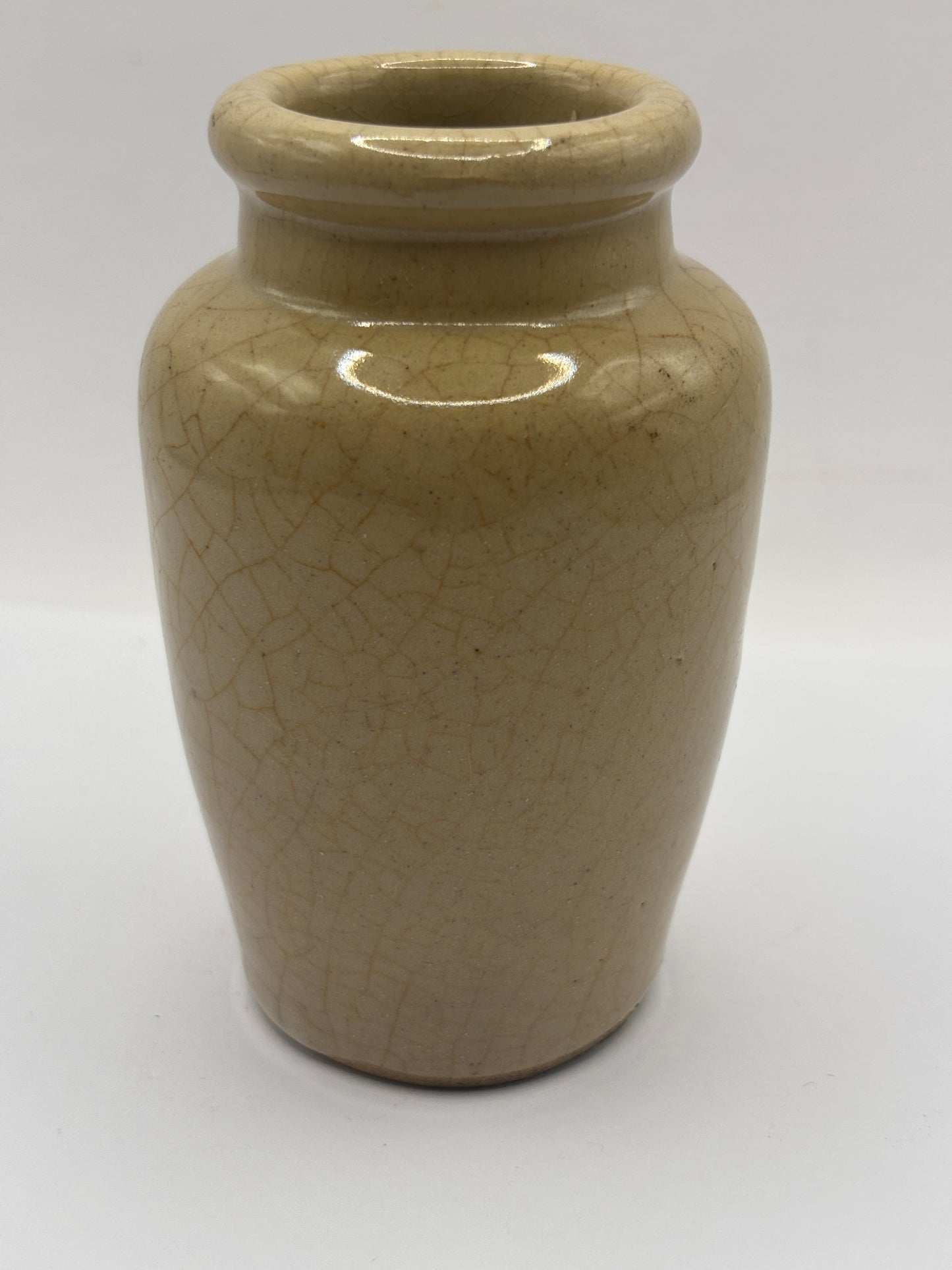 Old advertising cream pot, Richardsons thick cream Sheffield 10cms