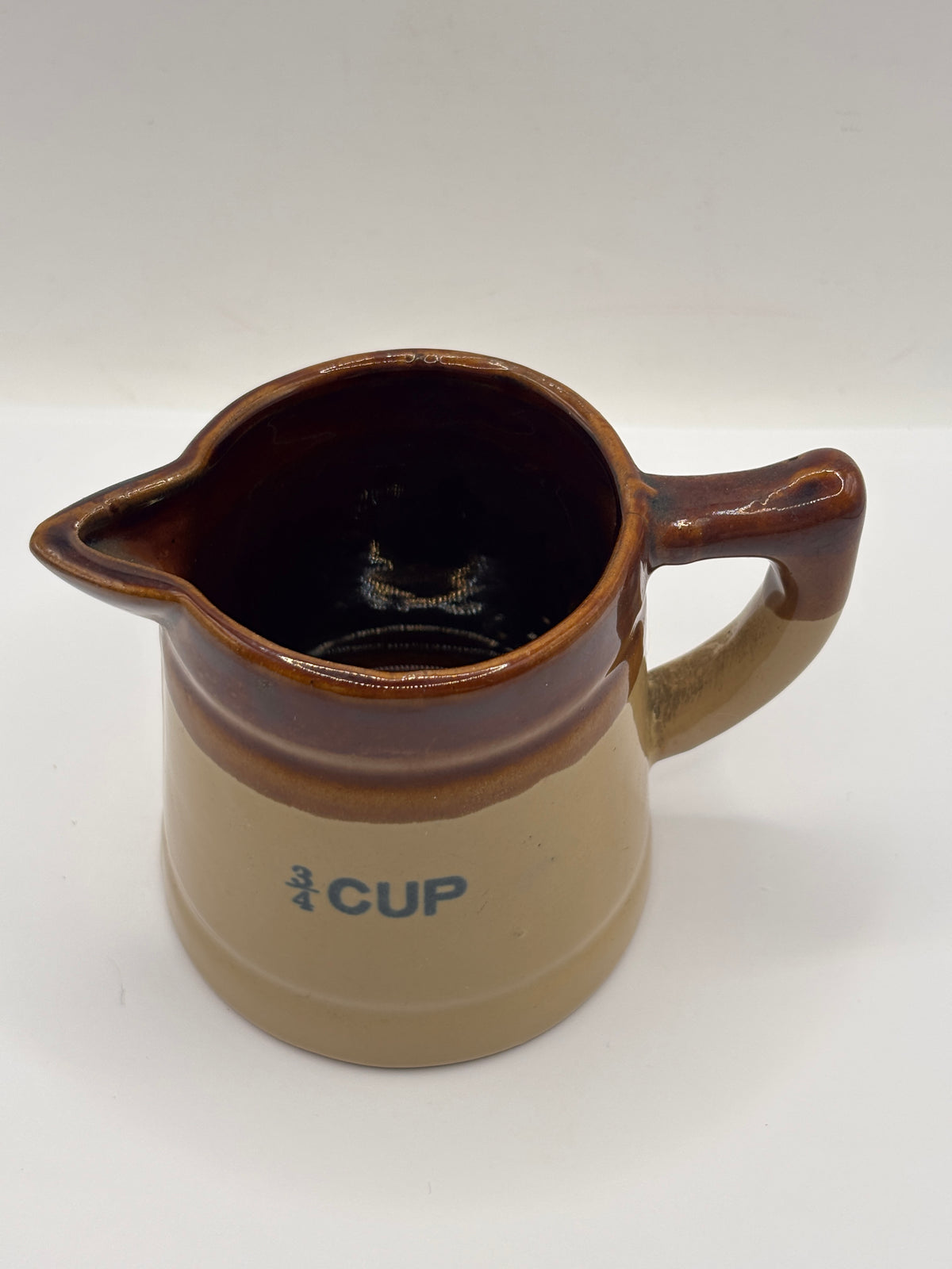 Old stoneware handled jug