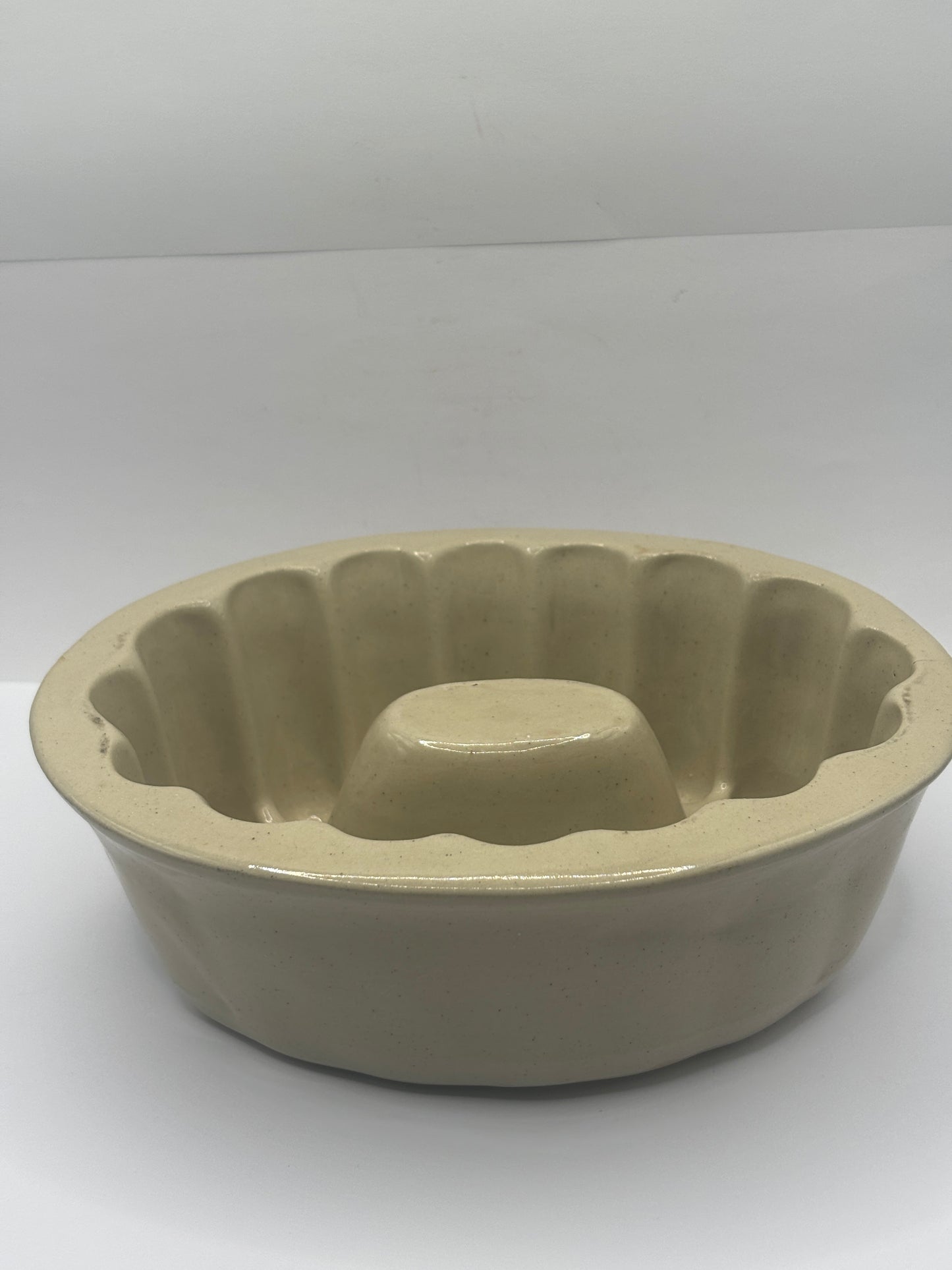Old stoneware jelly mould