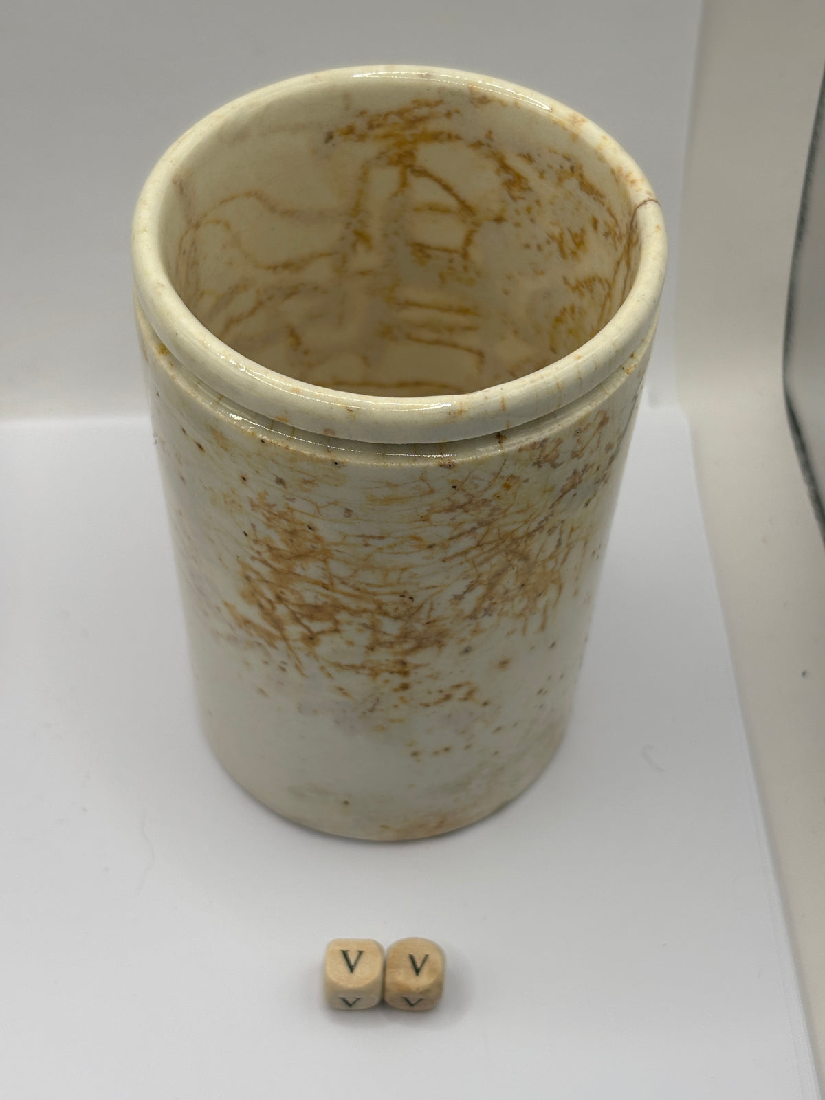 Old 1lb plain mailing marmalade pot (vv)