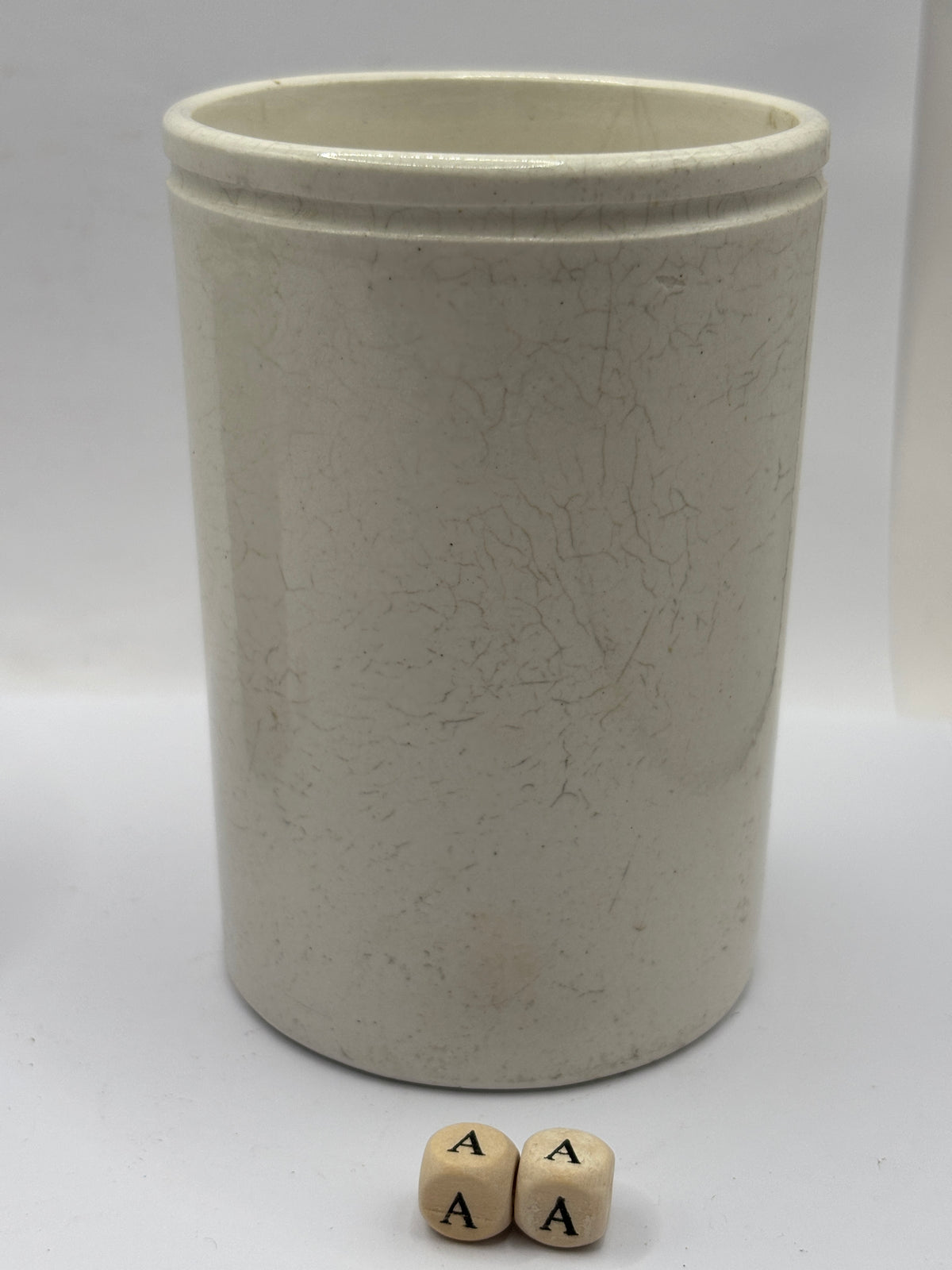 Old plain smooth mailing stoneware marmalade jar (aa)