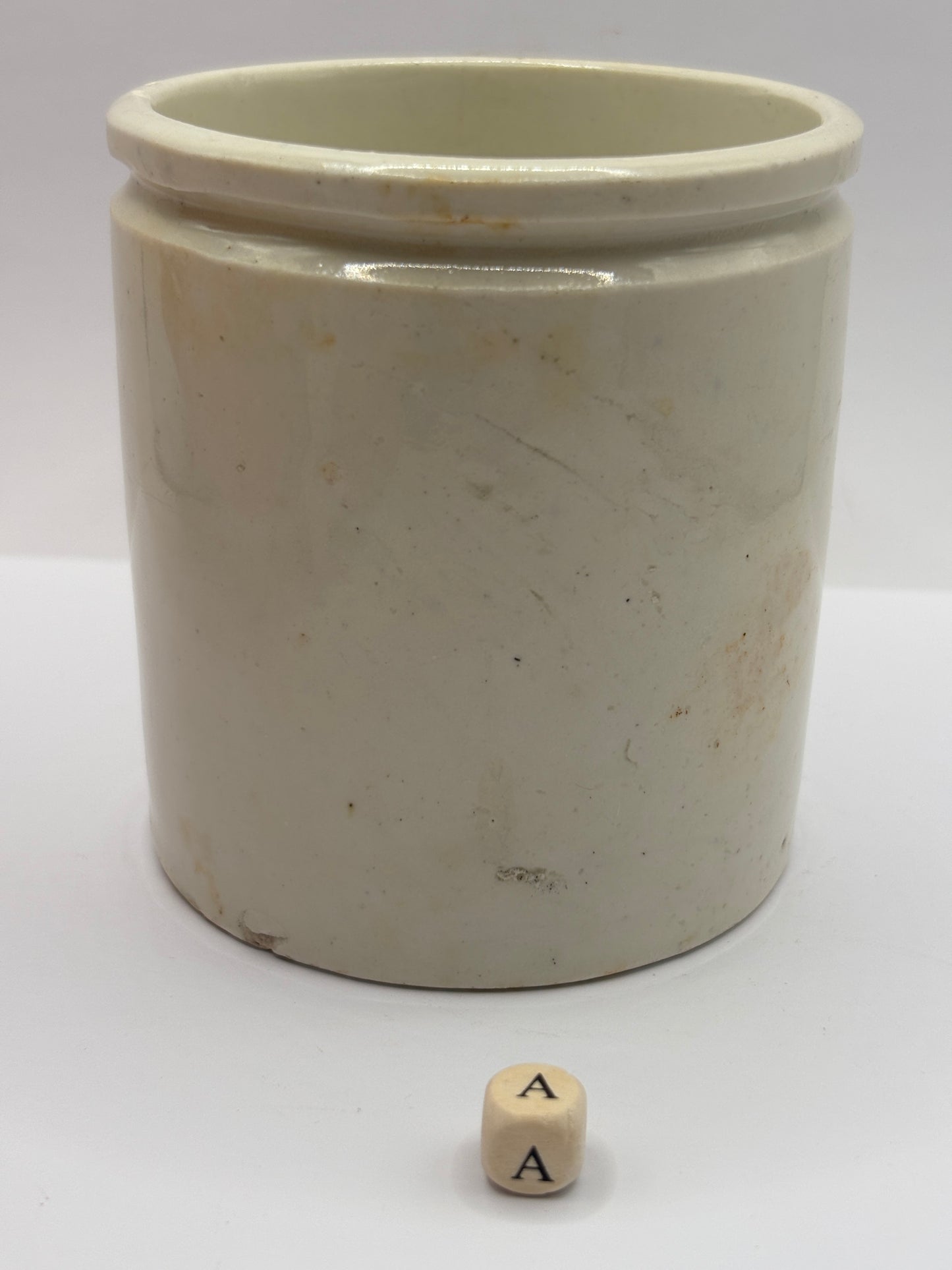 Old stoneware marmalade jar, Gray & sons 1lb (A)