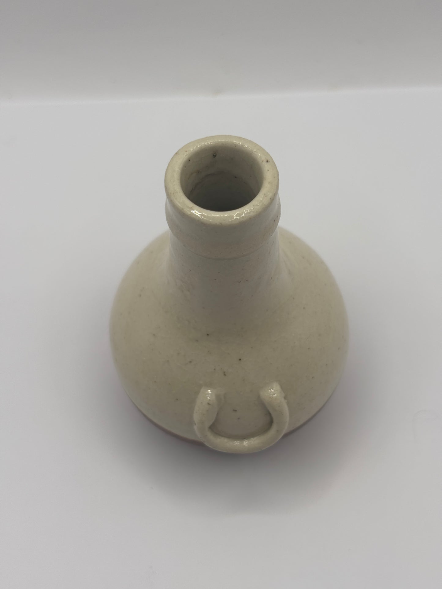 Old french stoneware cusenier bottle, cognac bottle