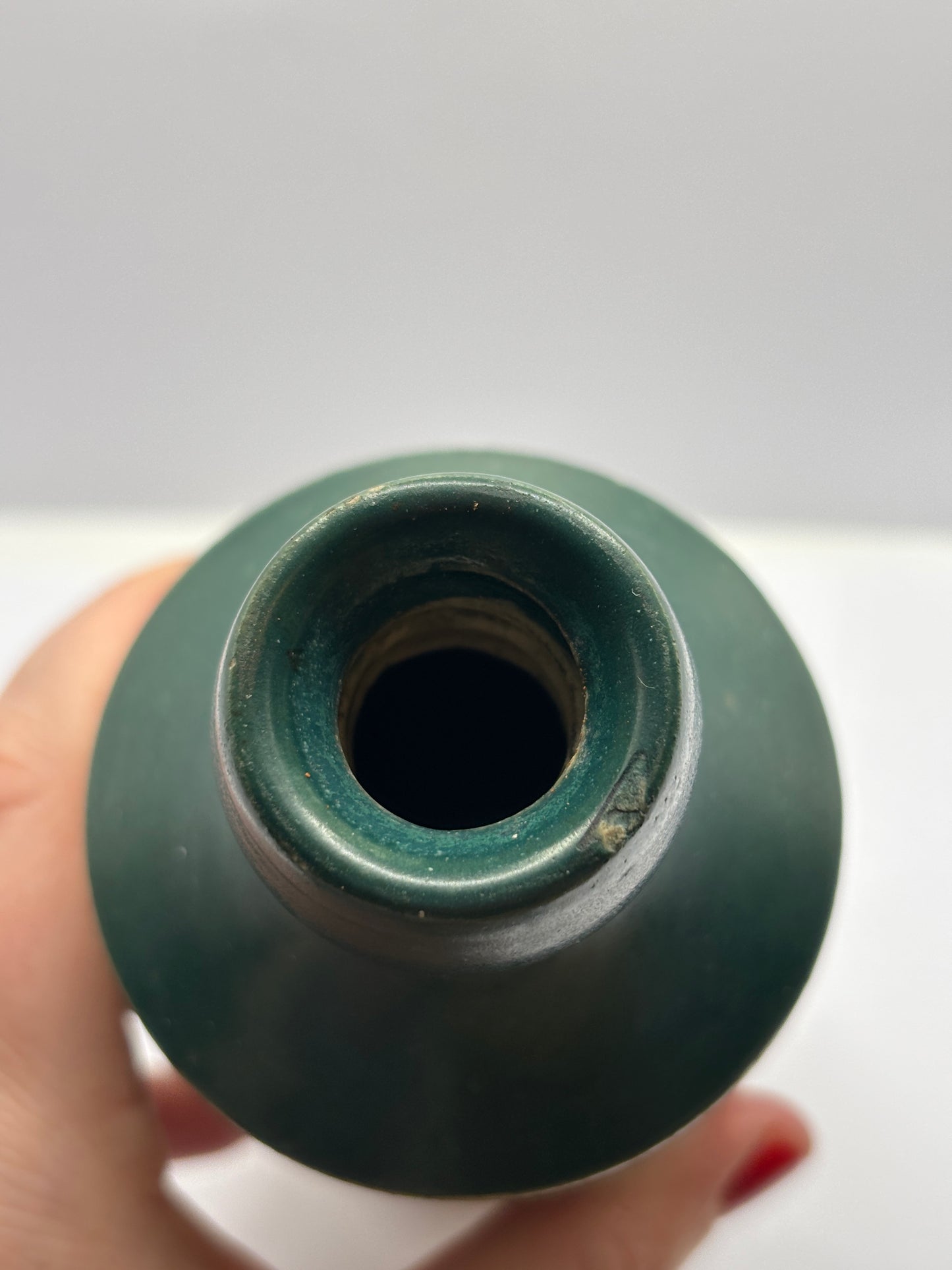 Old green top Dunfermilne ginger beer bottle