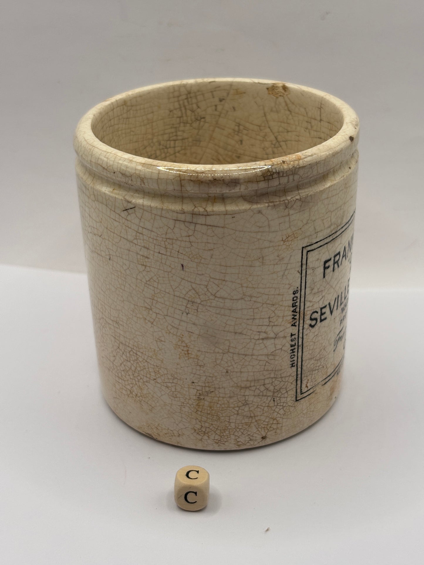 Old 1lb Frank Cooper marmalade Jar (c)