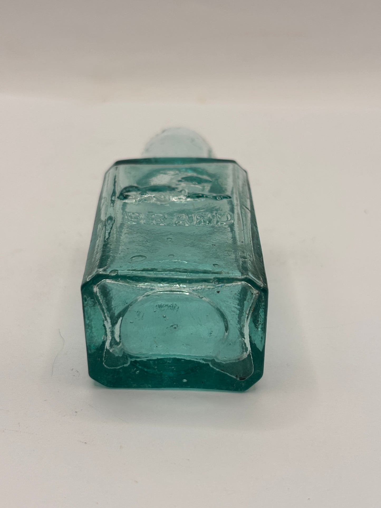 Old advertising inkwell,ink bottle, Lion brand