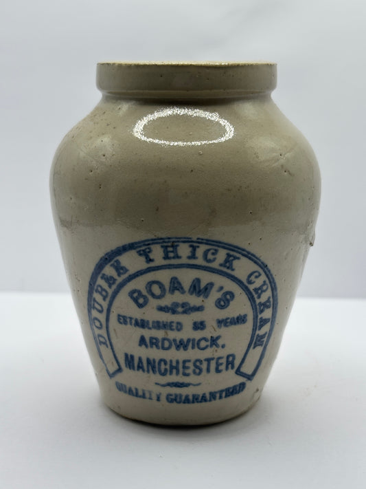 Old Boams advertising cream pot
