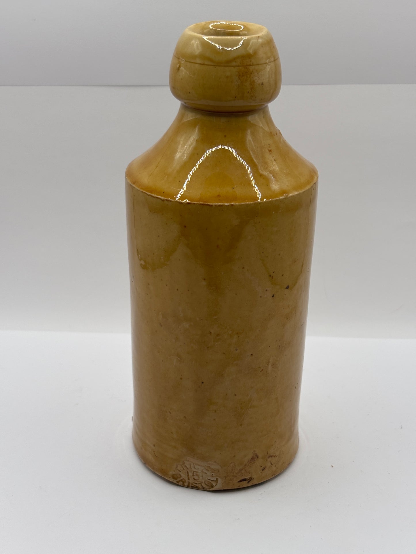 Old impressed ginger beer bottle, JH CUFF Manchester