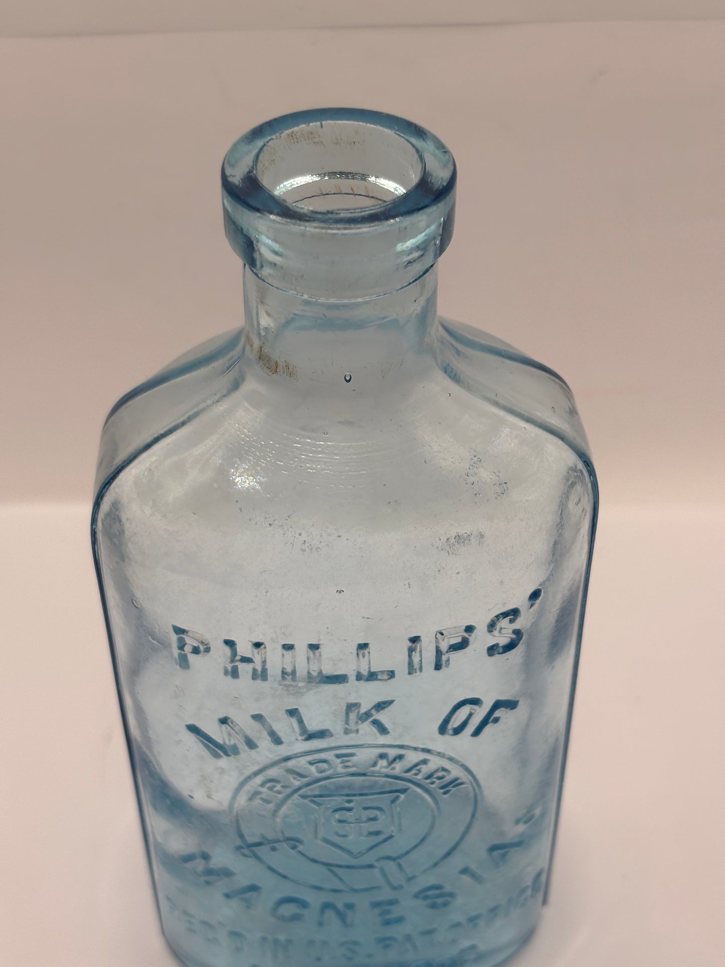 Old Blue milk of magnesia bottle