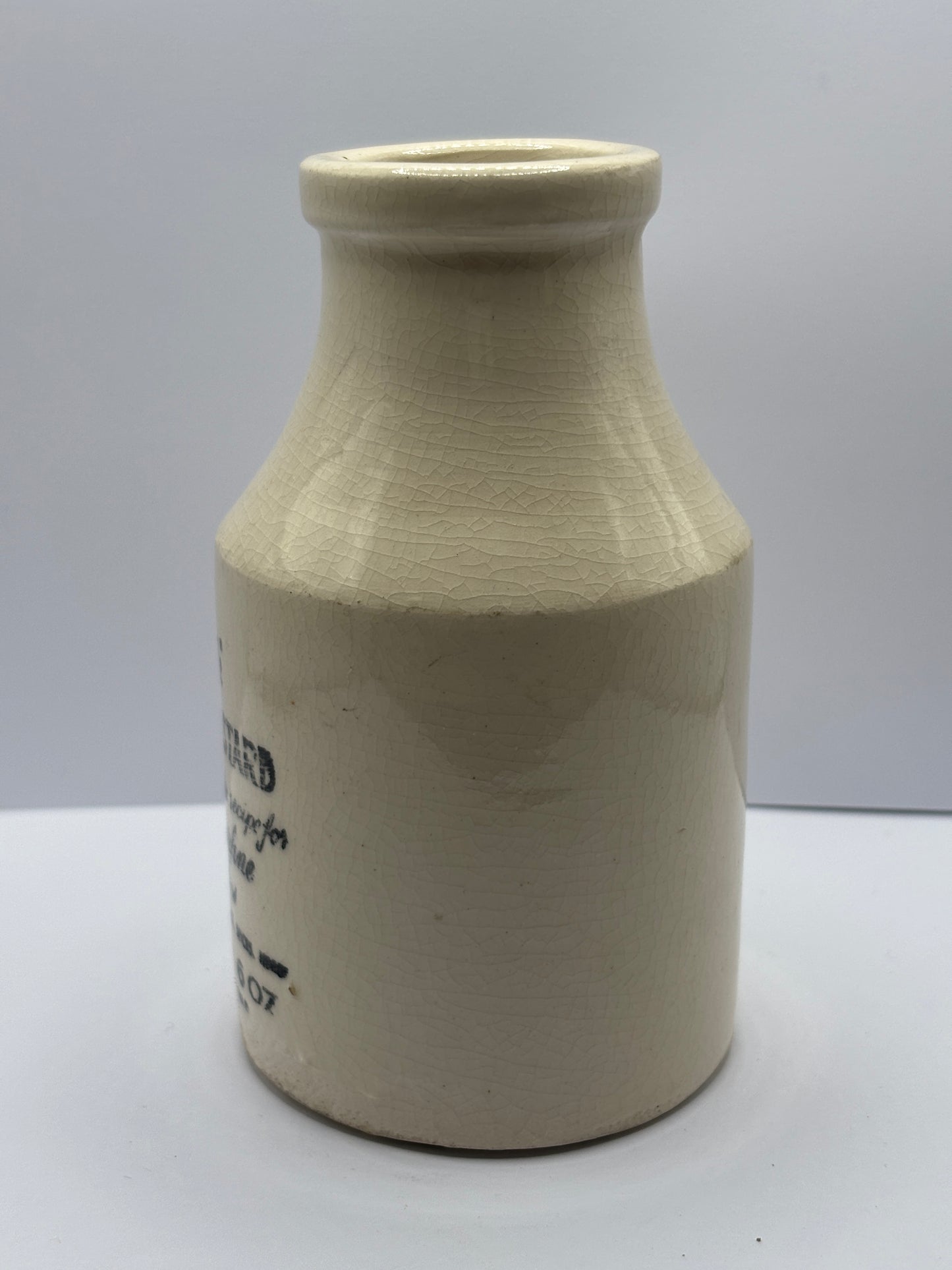 Old french mustard advertising jar