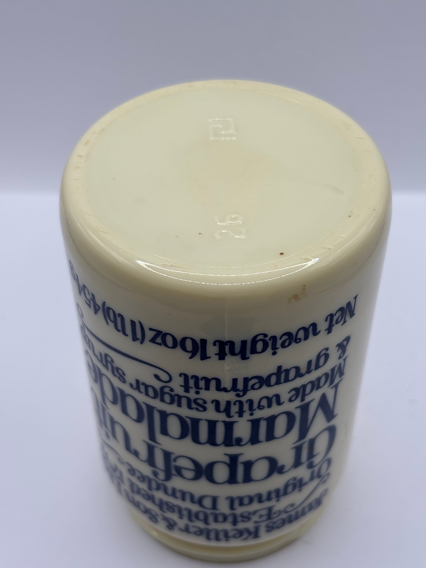 Vintage James Keiller grapefruit marmalade jar