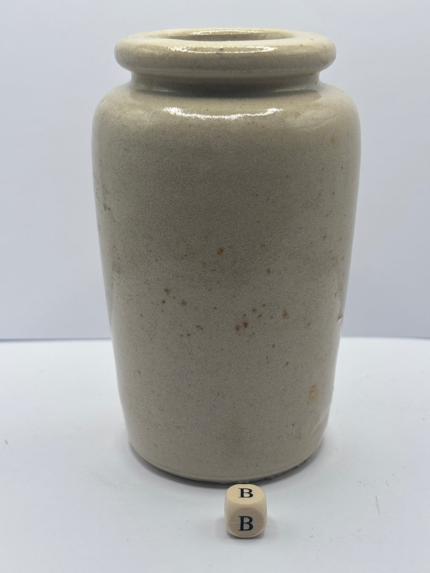 Old Dunragit stoneware cream pot (B)