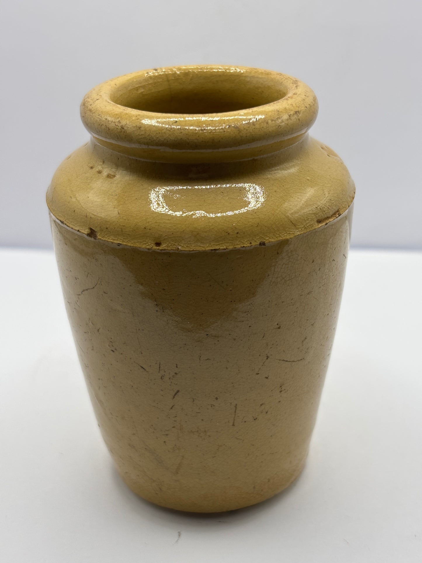 Old advertising cream pot, Greenside creamery Gibsons pure rich pasteurised cream