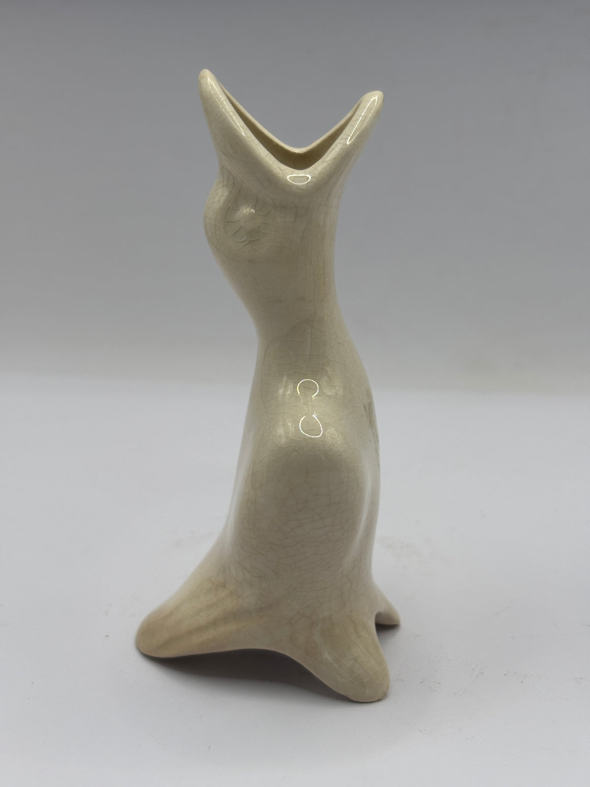Old stoneware pie bird, pie funnel
