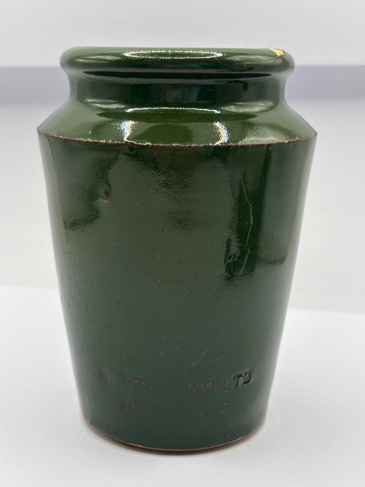 Old Harrogate advertising cream pot 11.5cms