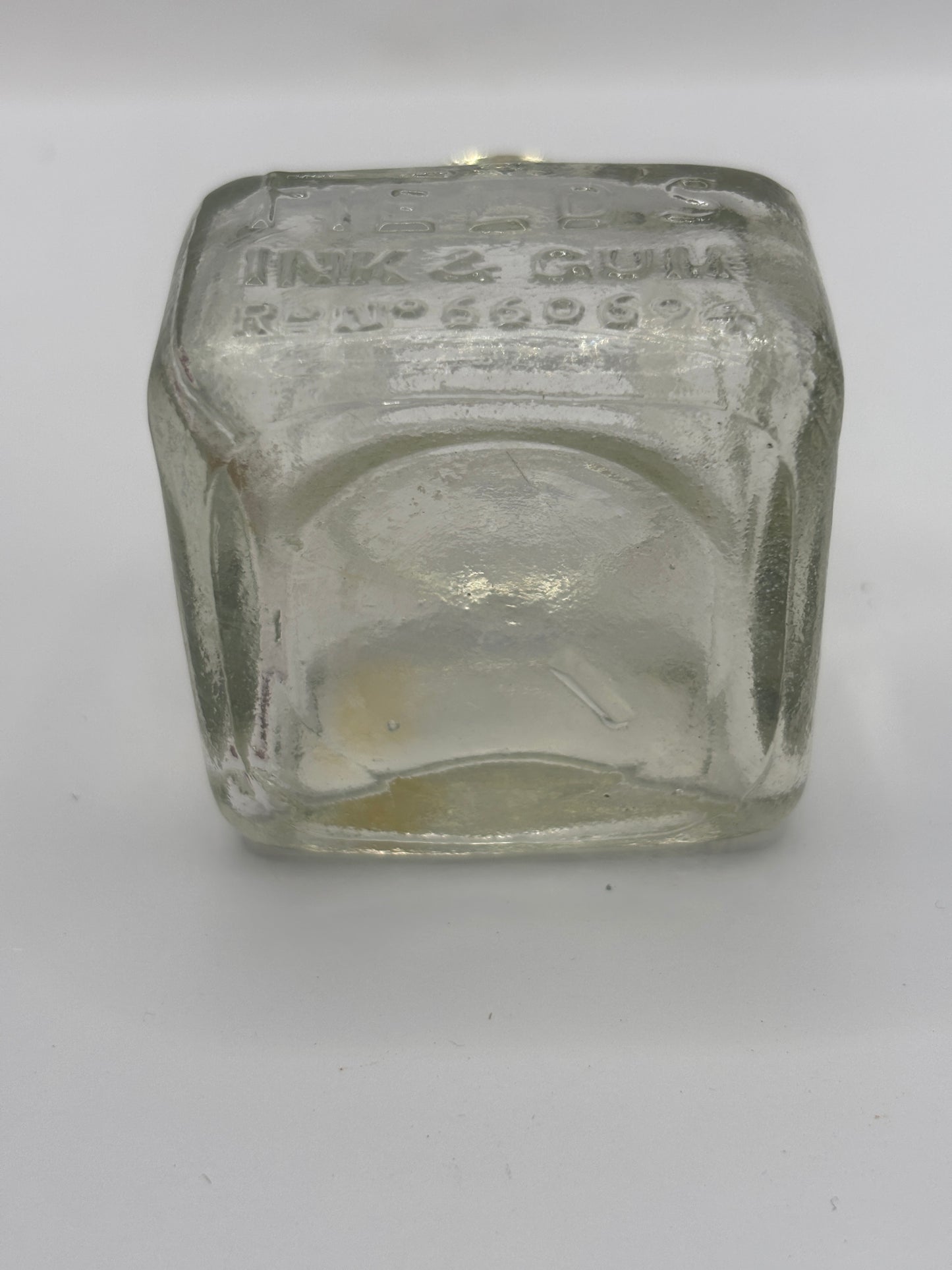 old advertising glass ink,inkwells, ink bottle. Fields ink