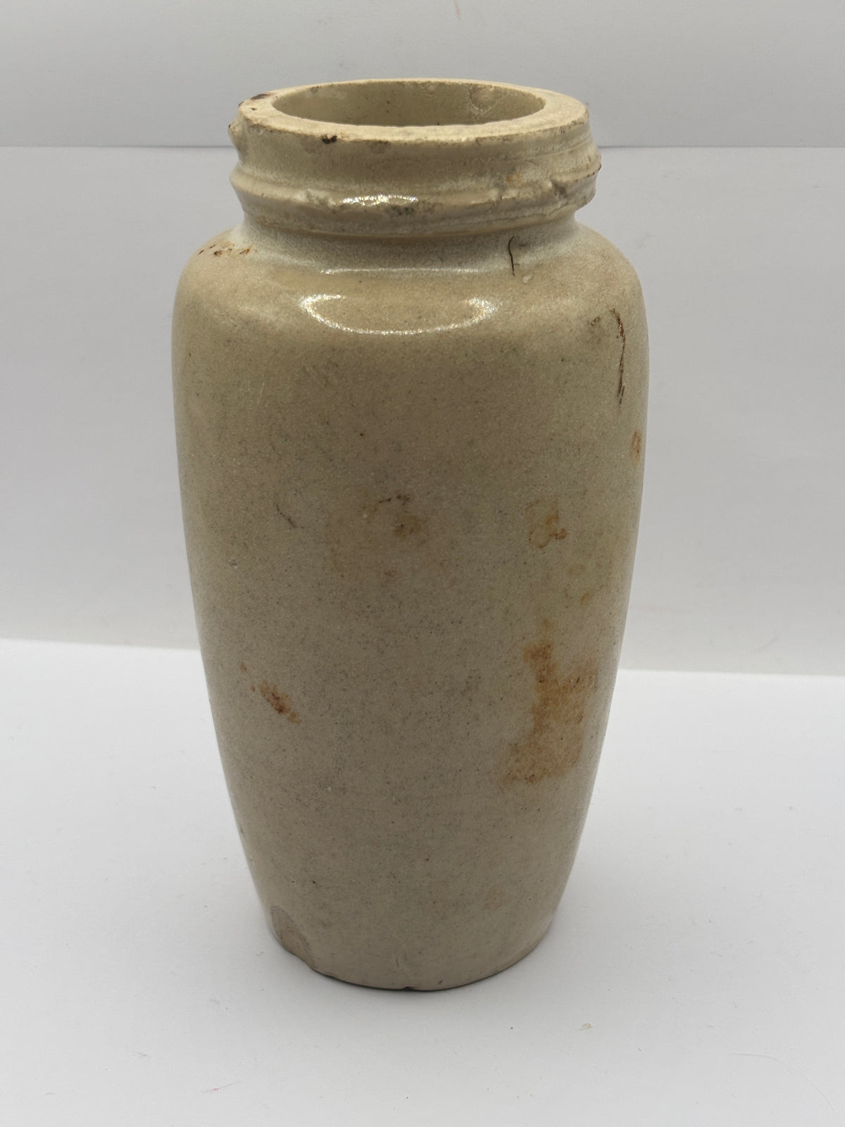 Old XL advertising cream pot, rich preserved cream stranraer, milkmaid