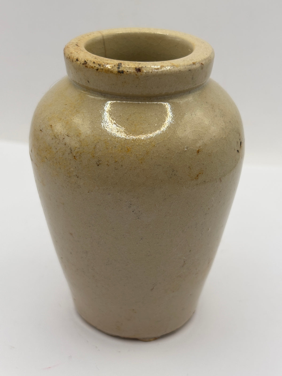 Old advertising cream pot, Boams double thick cream Manchester