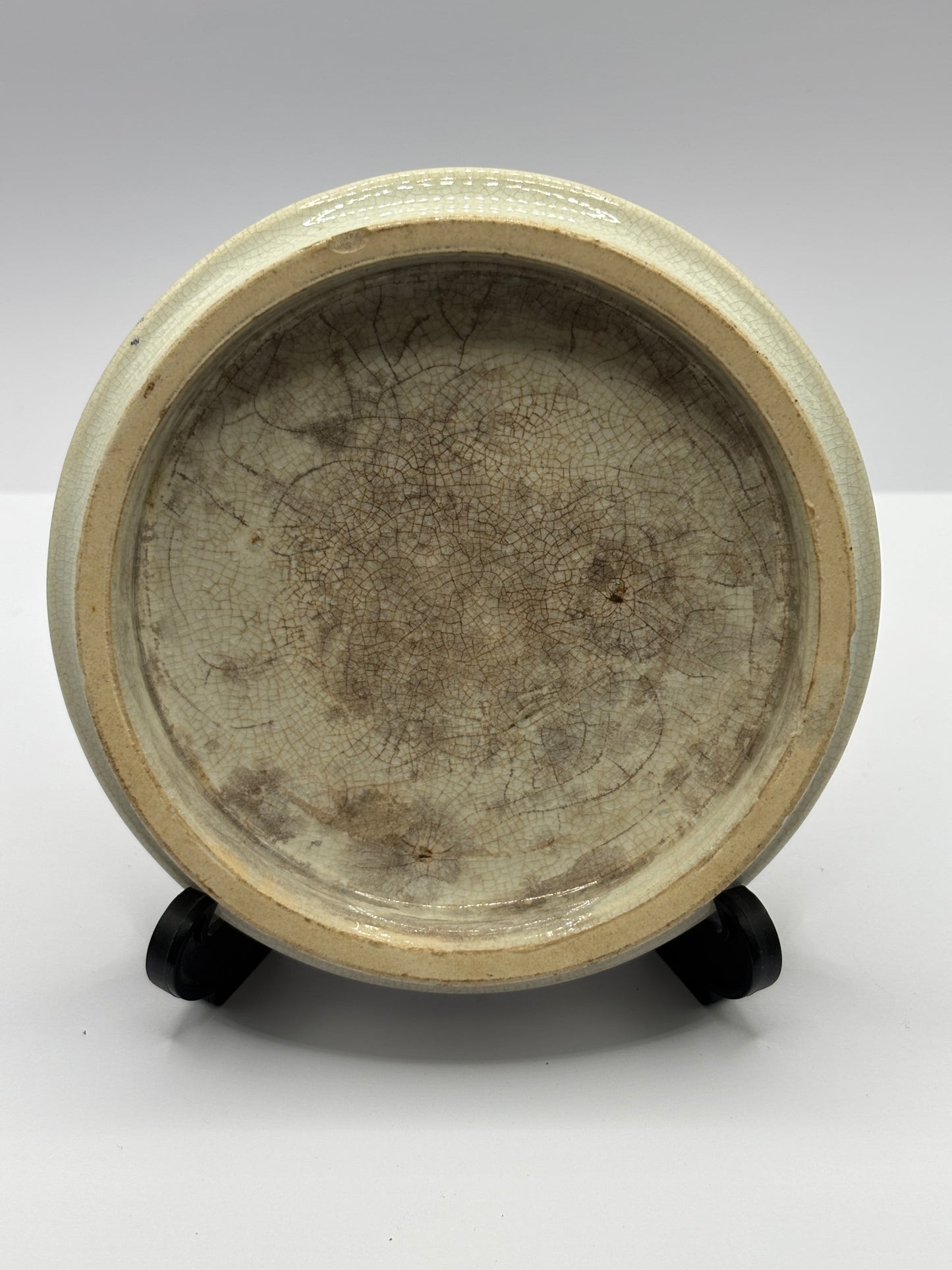 Old Prattware lid, The Picnic