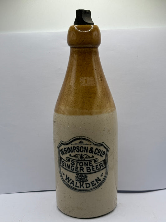 Old walkden ginger beer bottle, W.Simpson & Co