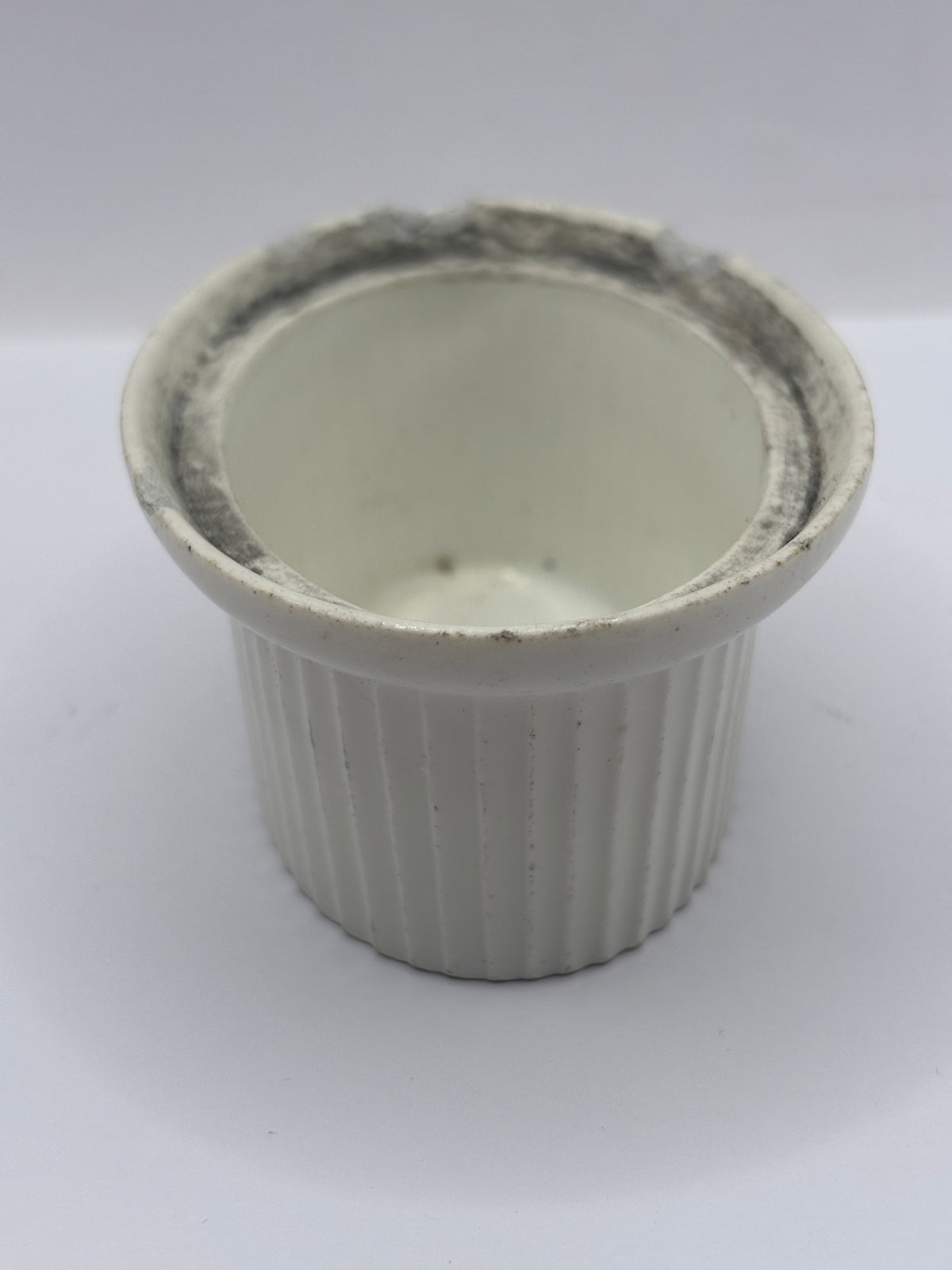Old french stoneware dish