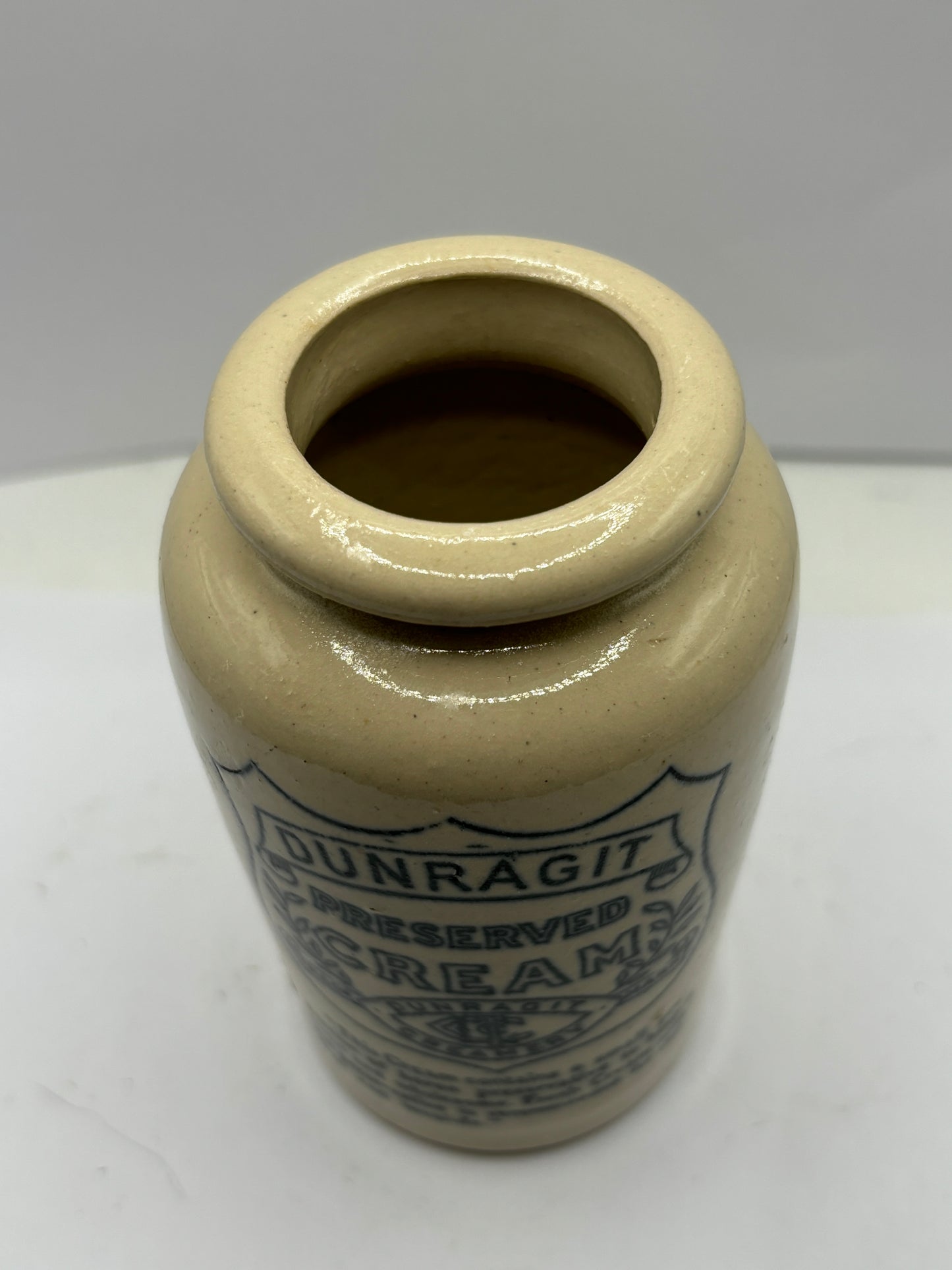 Dunragit stoneware cream pot