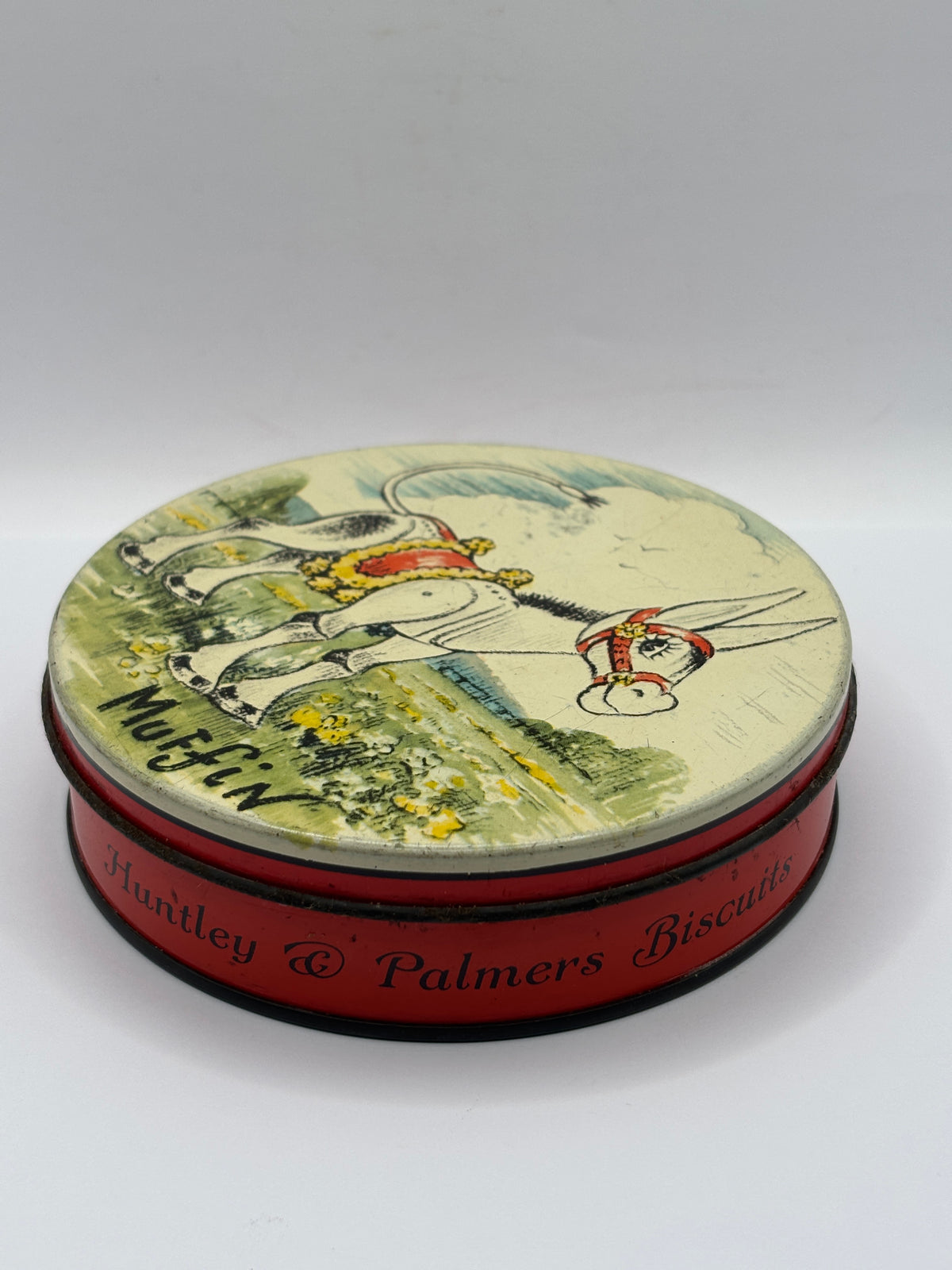 Old advertising tin, Palmers biscuits