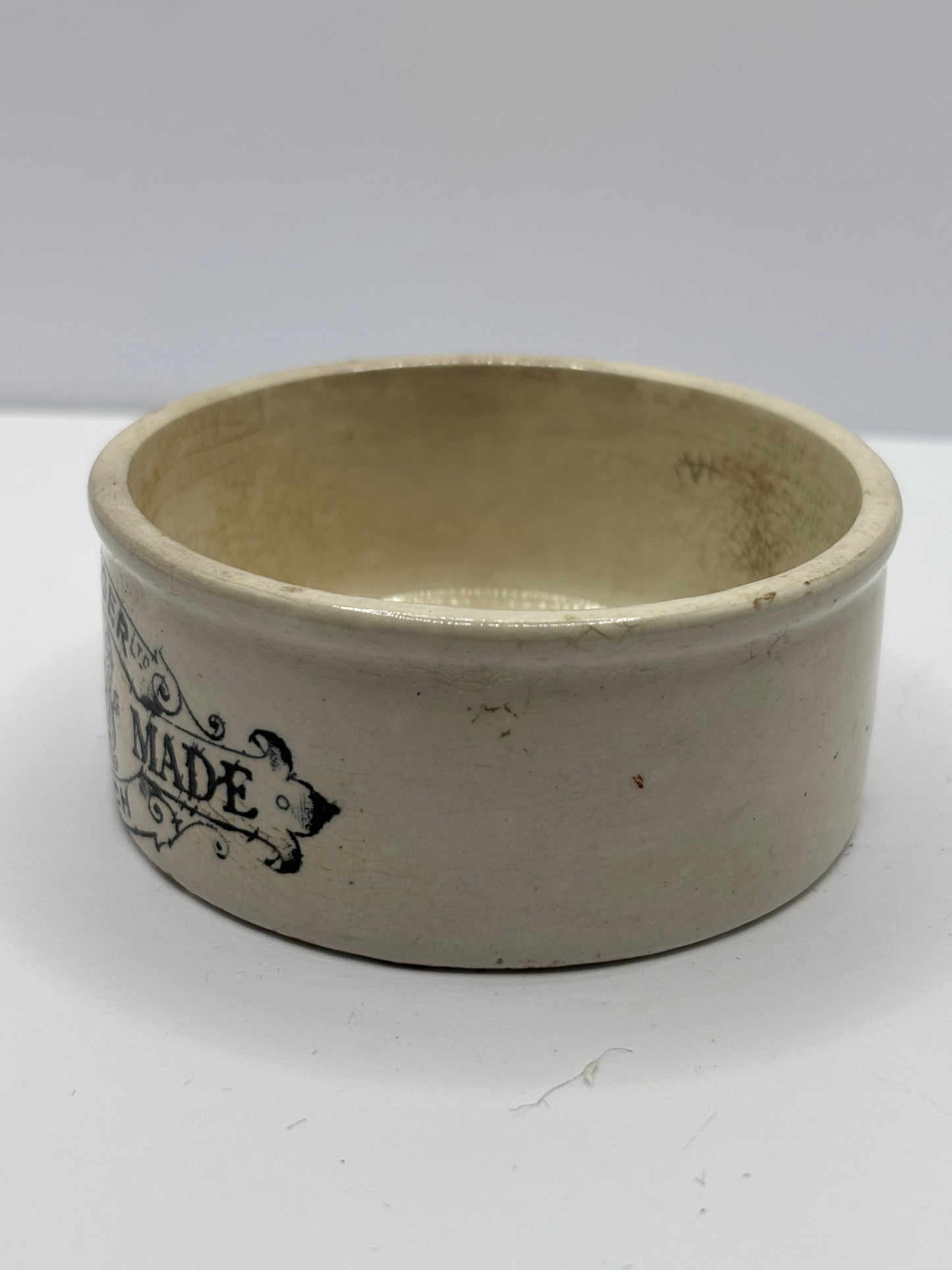 Old seagers potted meat, meat paste pot