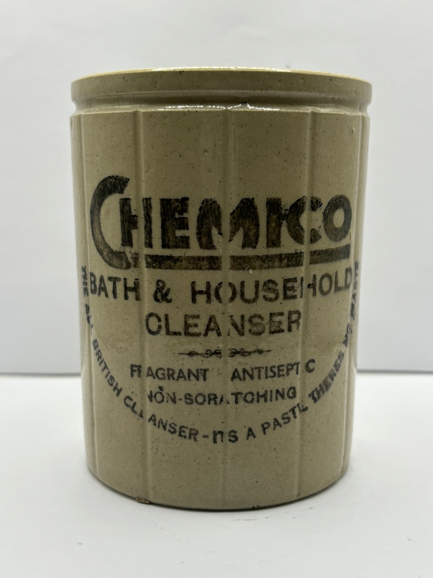 Chemico advertising jar