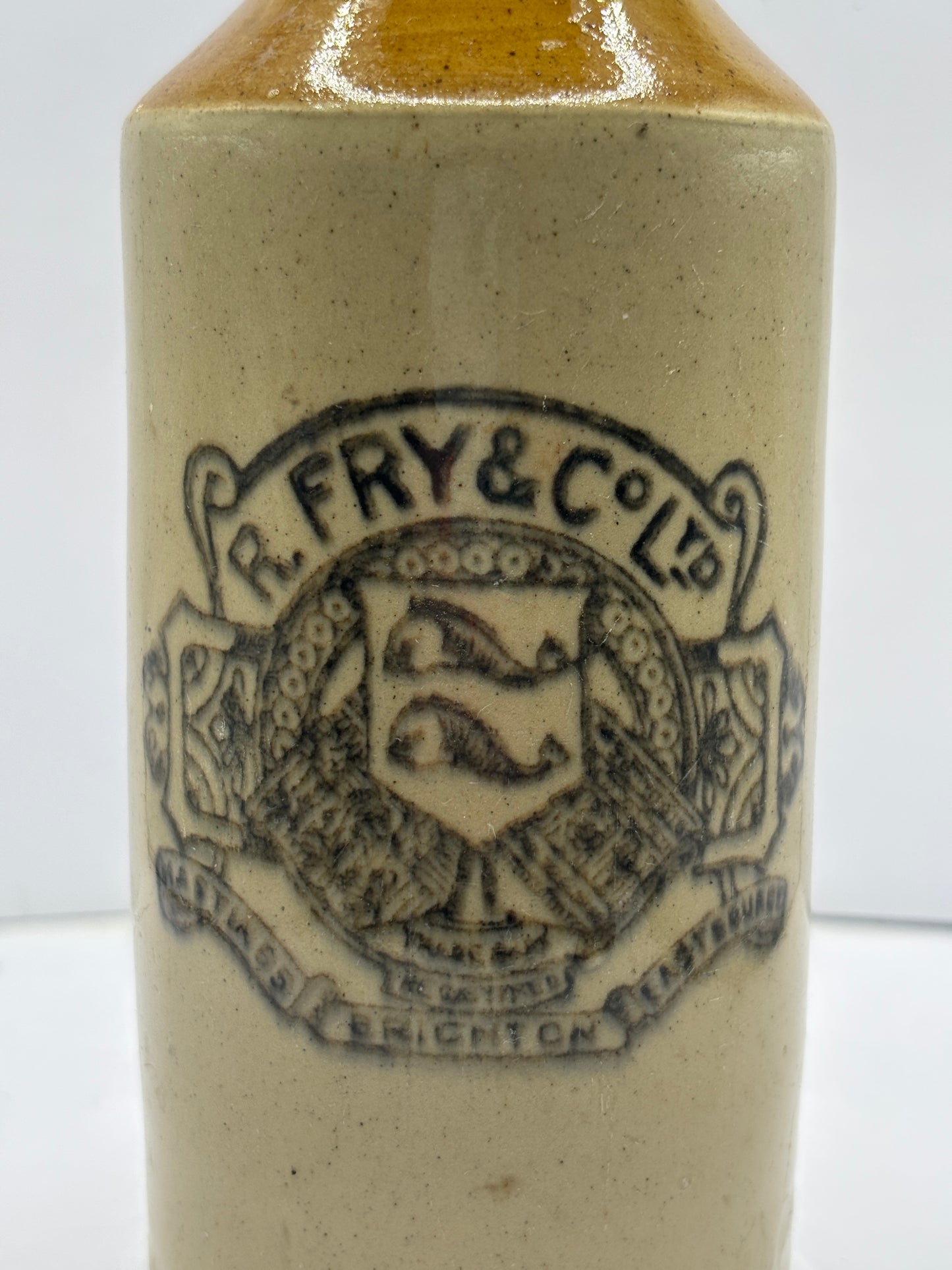 Old Frys ginger beer bottle