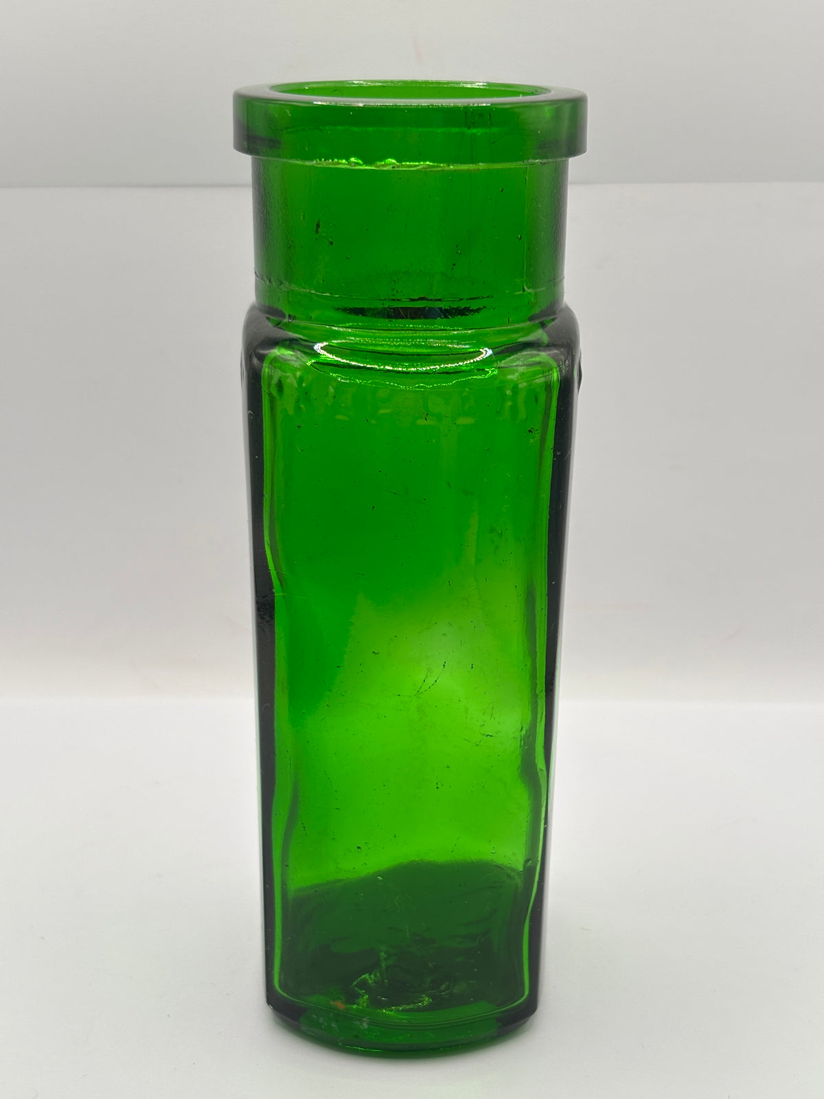 Old green jar
