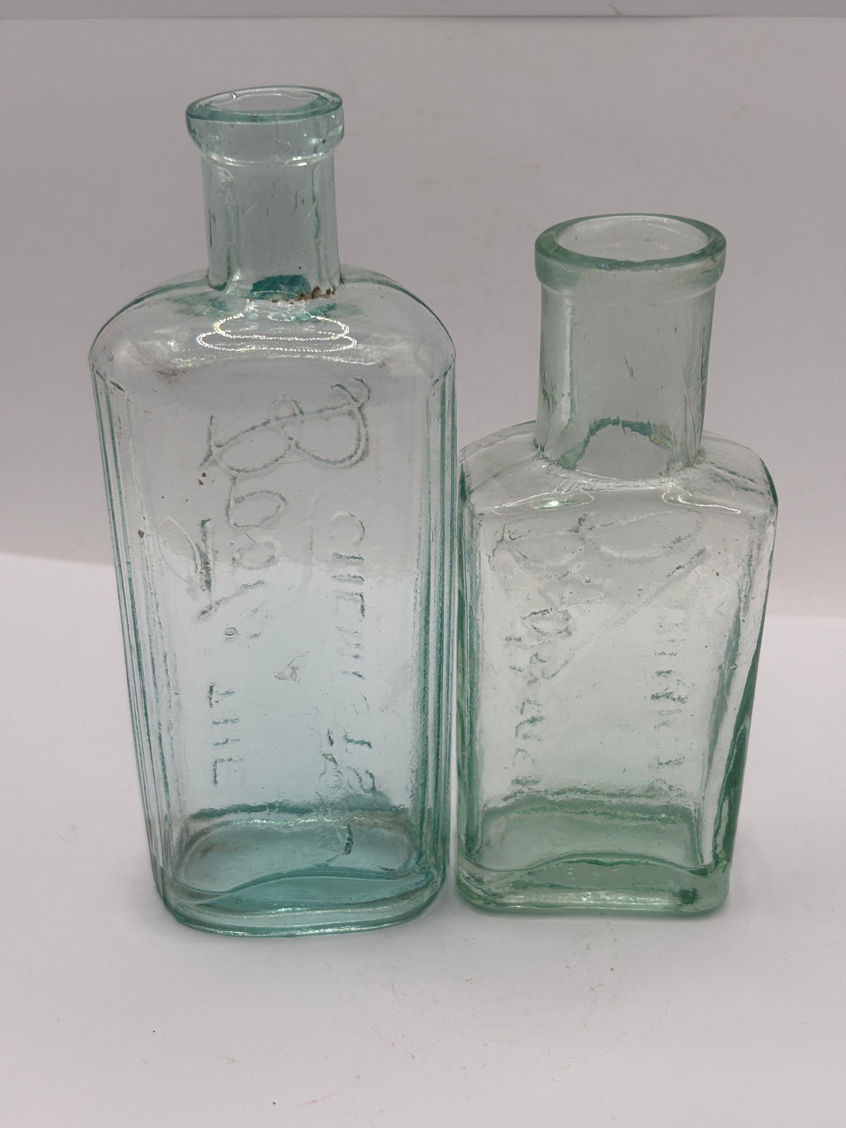 2 old Boots cash chemist bottles