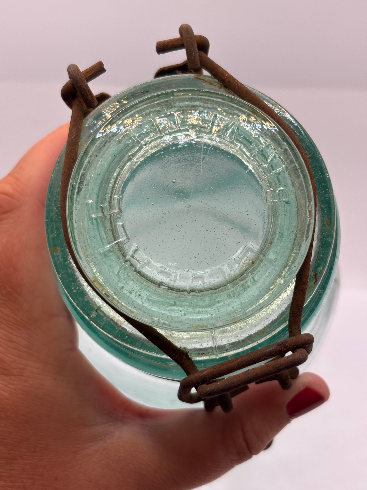 Vintage XL french canning jar, L’ideale (F)