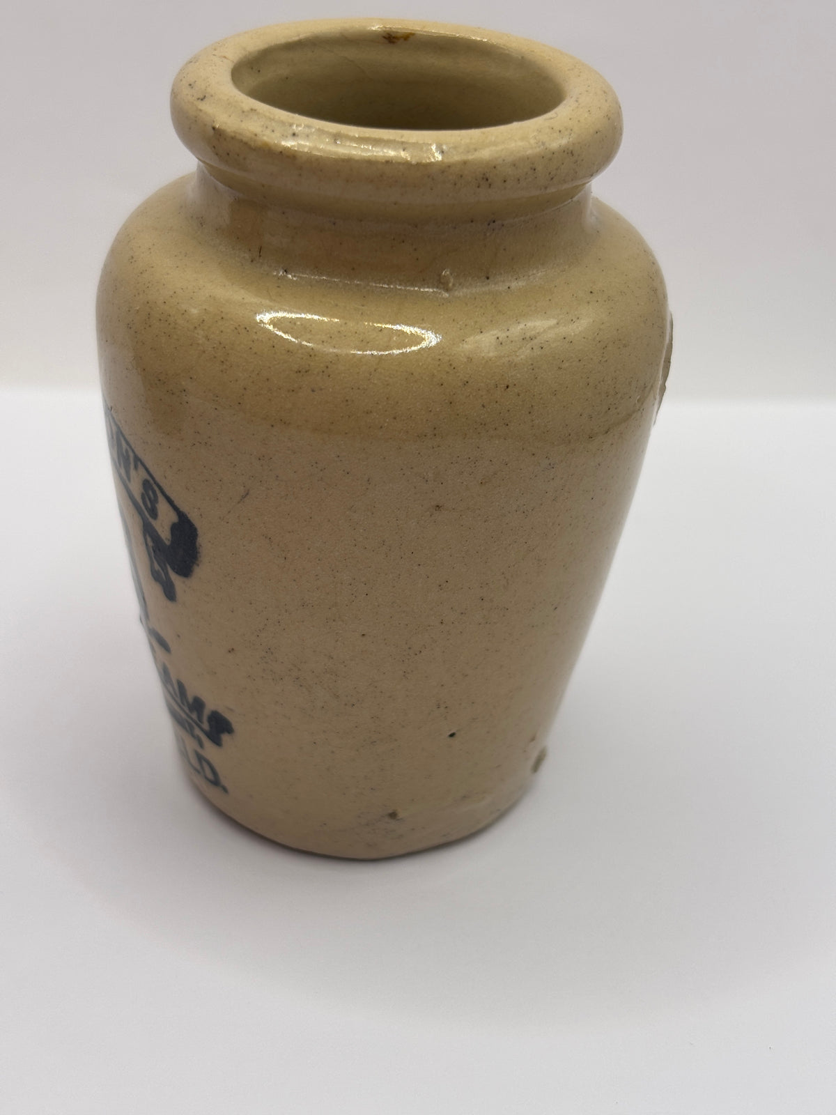 Old advertising cream pot, Richardsons thick cream Sheffield