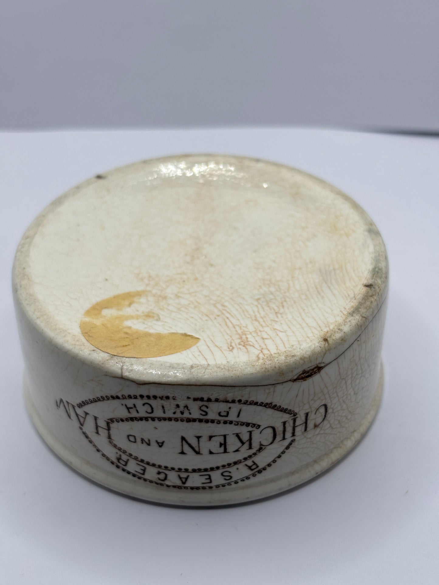 Old seagers meat paste pot, chicken & ham