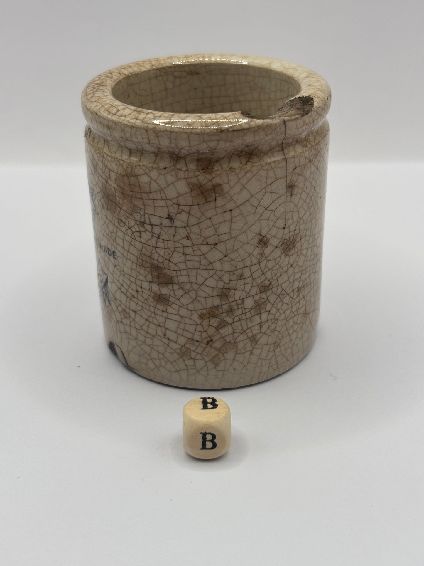 Old sainsburys advertising pot, potted meats (B)