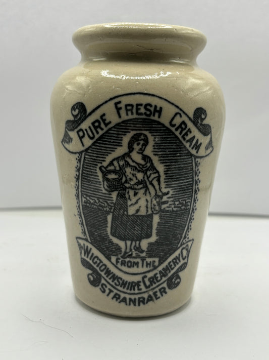 Stranraer rich preserved cream pot, milk maid