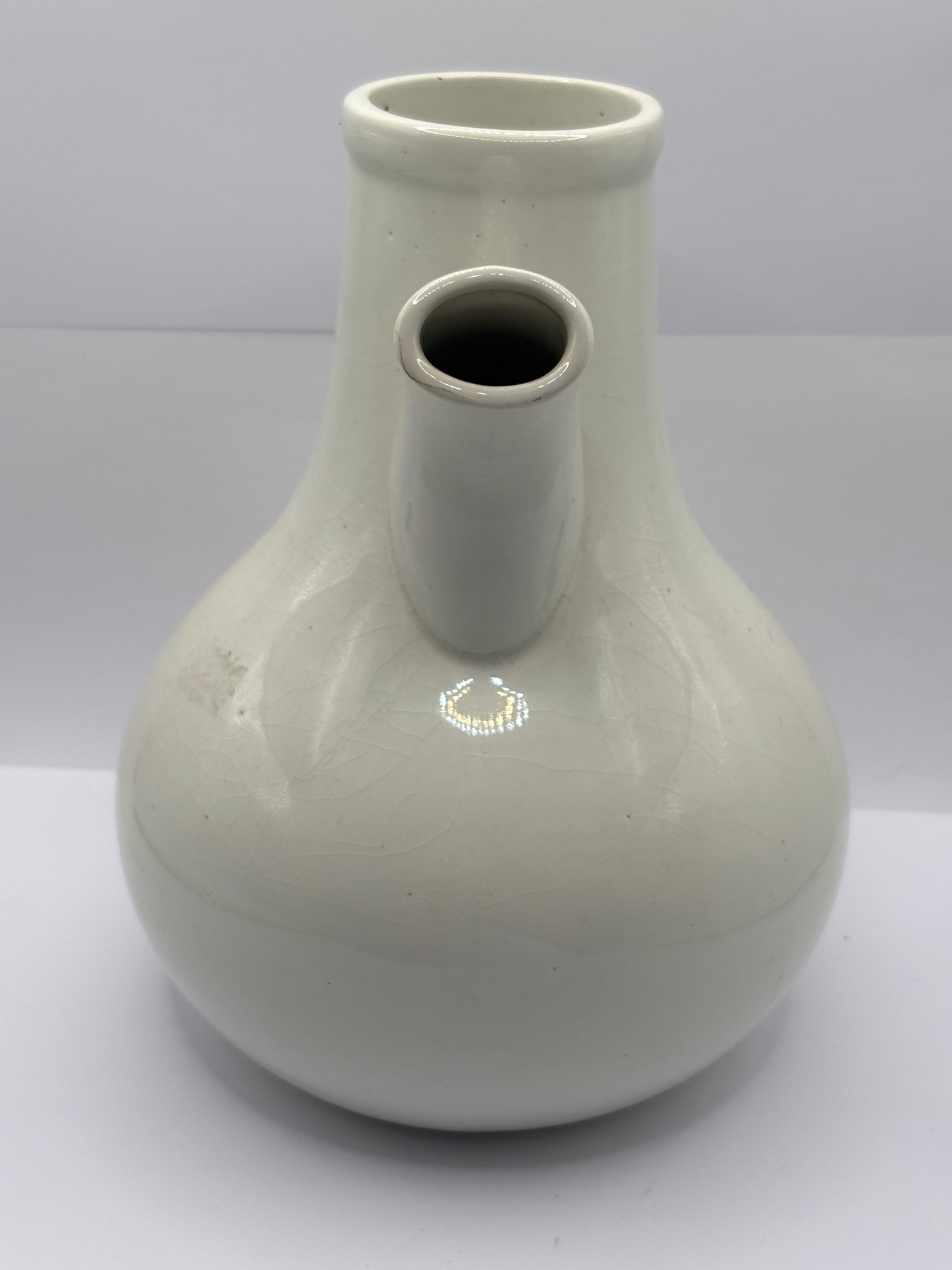 Old stoneware advertising inhaler, Dr nelsons improved inhaler