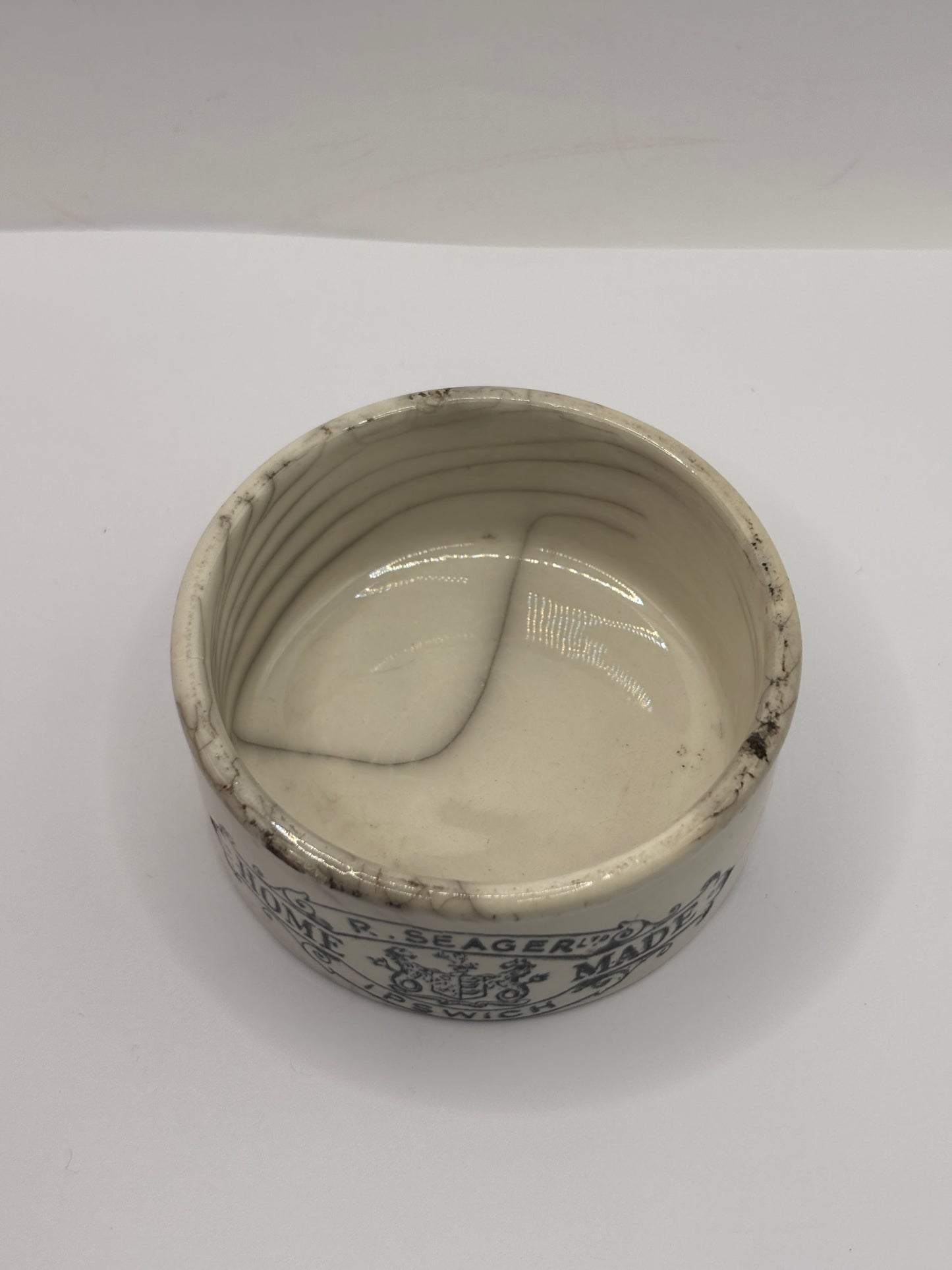Old Seagers advertising meat paste pot