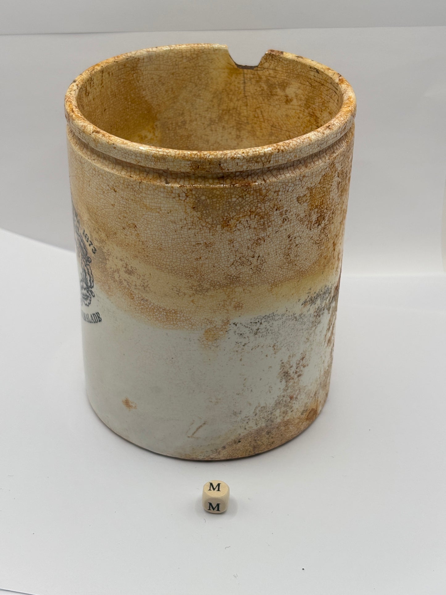 Old 3lb James Keiller Dundee marmalade Jar (M)