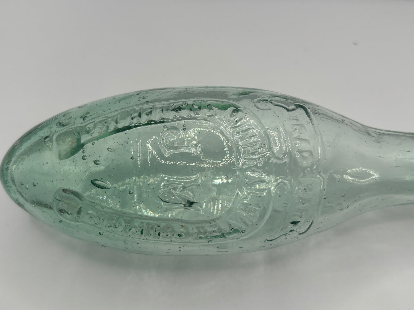 St Helens mineral water company, round bottom torpedo/hamilton bottle