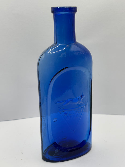 Old blue Walfox brand bottle