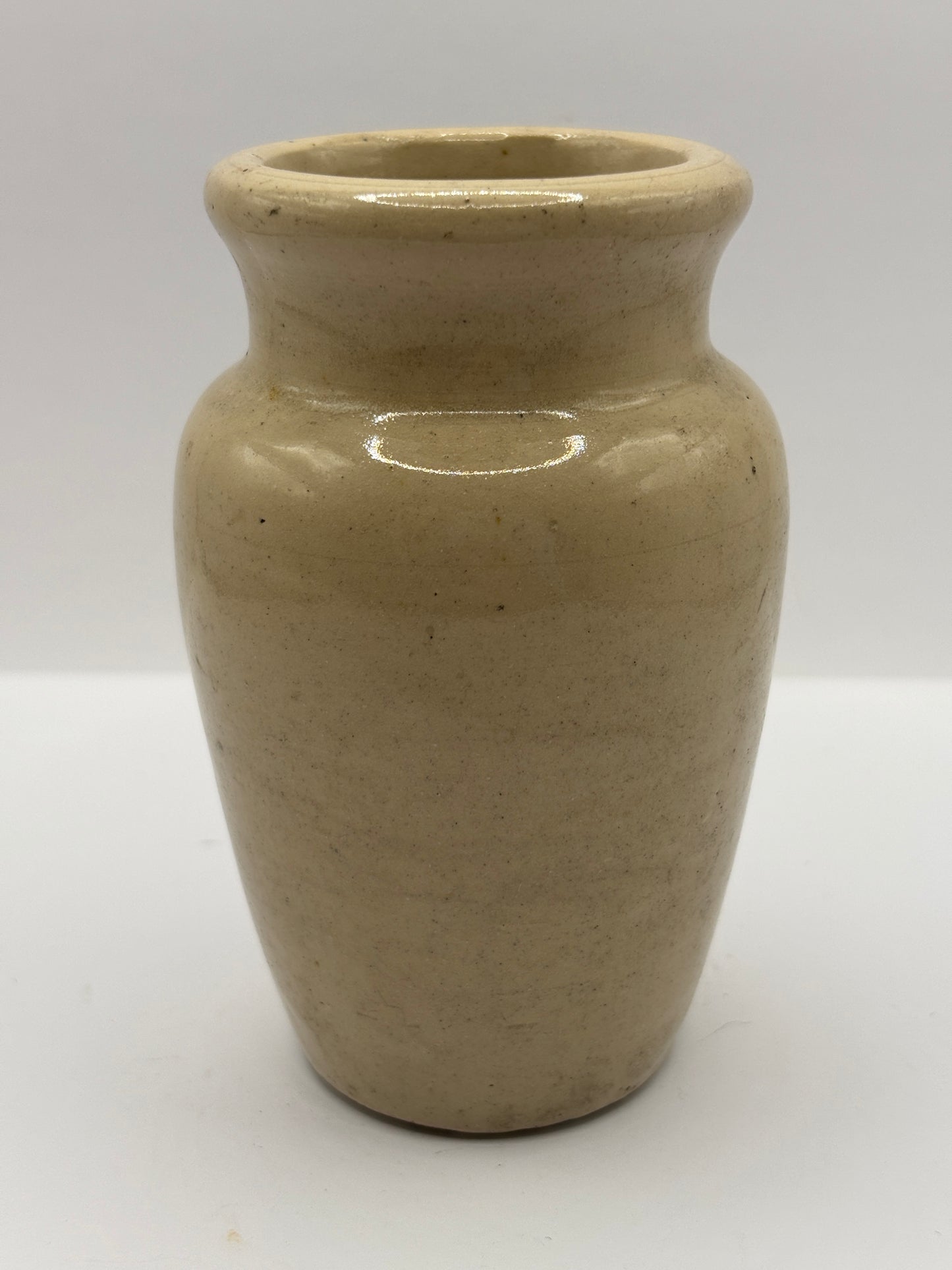 Old advertising cream pot, Carricks pure thick cream. Thick print
