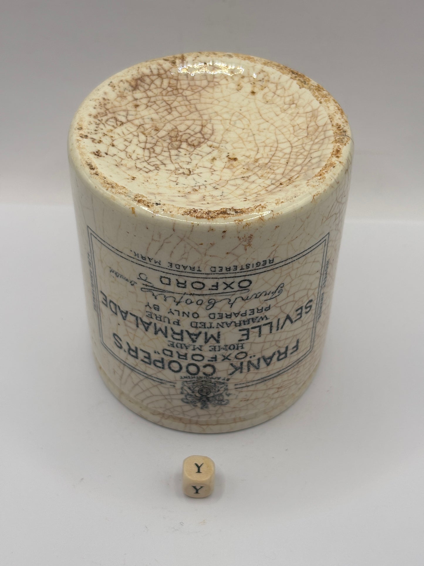 Old 1lb Frank Cooper marmalade Jar (Y)