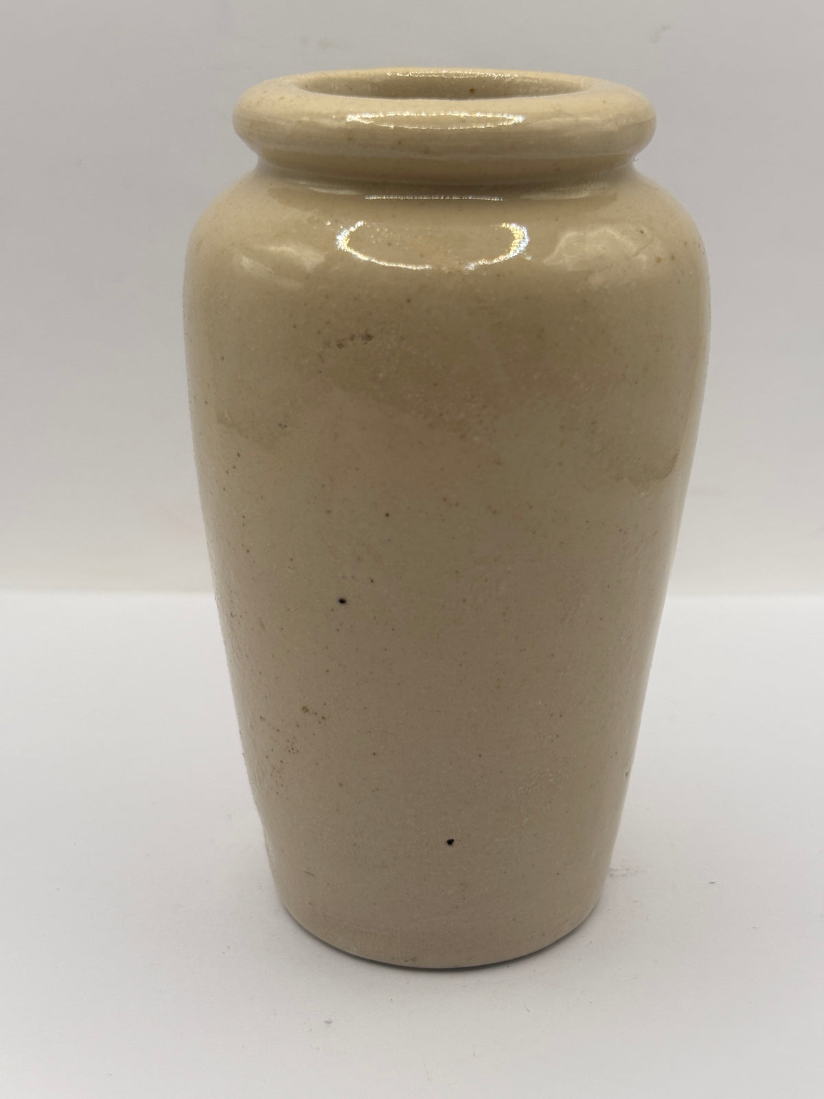 Old advertising cream pot, rich preserved cream stranraer, milkmaid