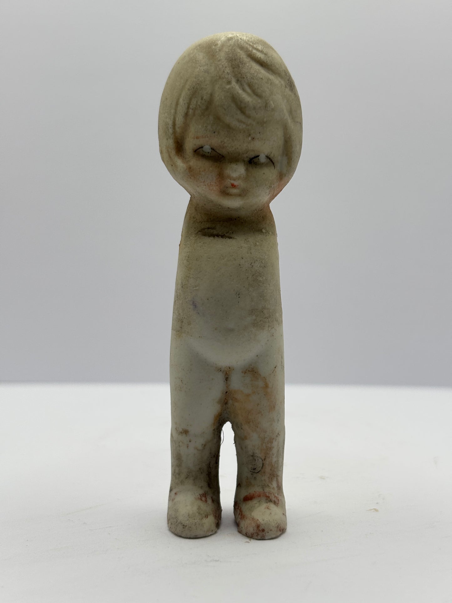 Old Small creepy armless doll, halloween